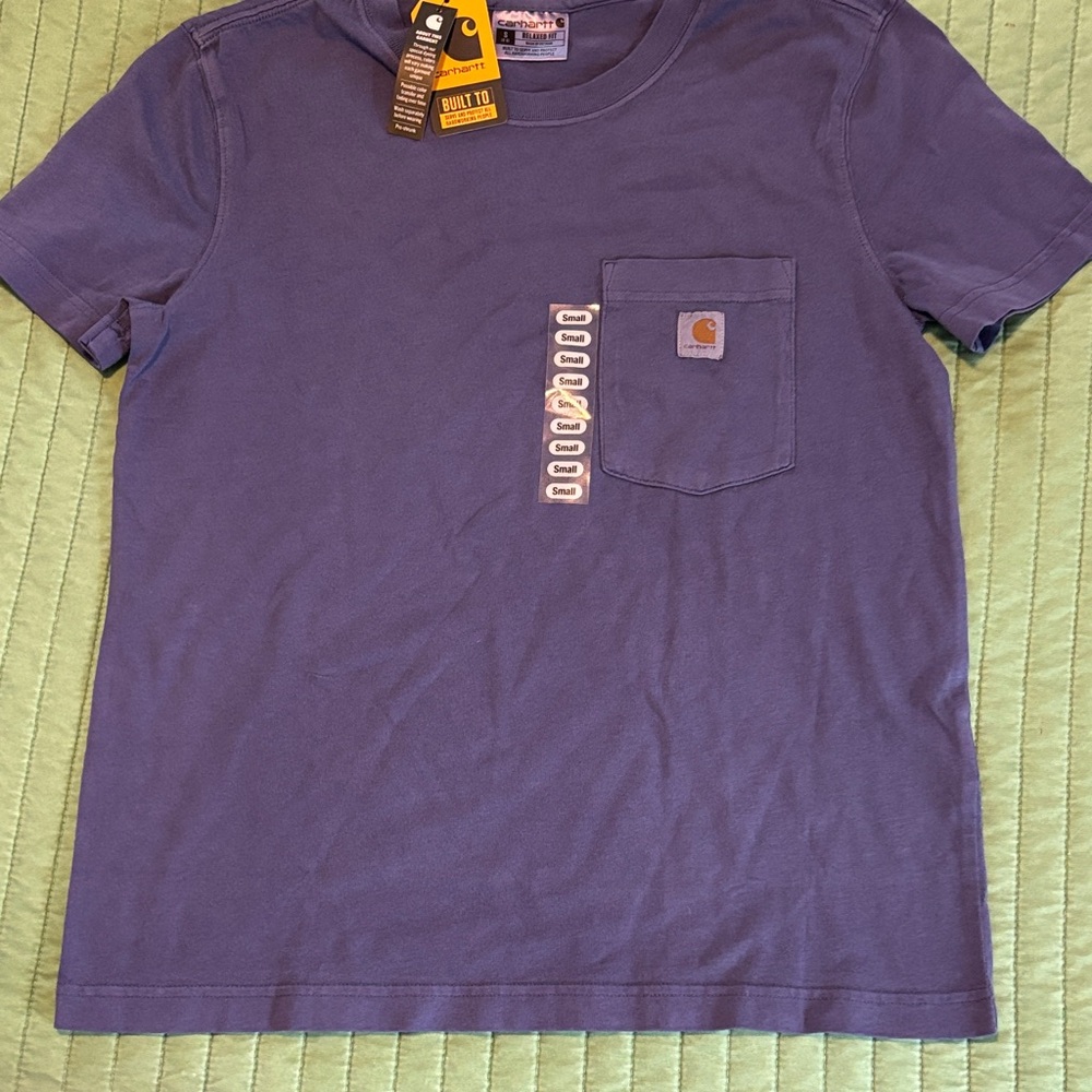 Carhartt Ladies Indigo Crew Neck Tee